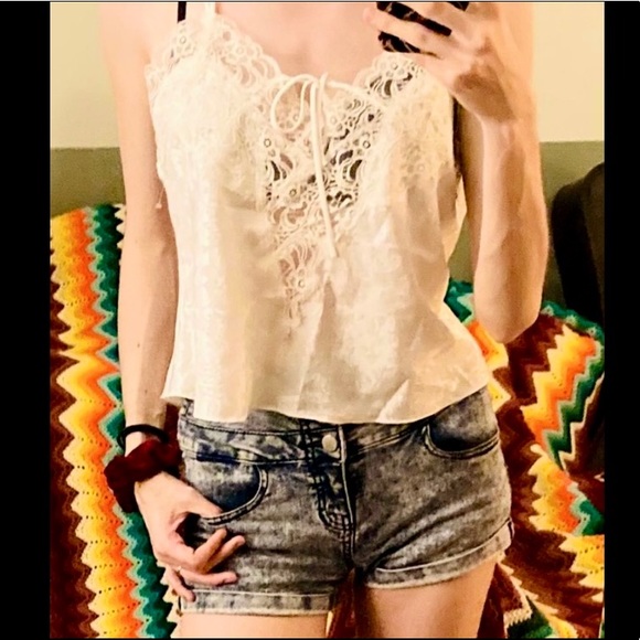 Vintage 80s/90s Victoria’s Secret Gold Label White Lace Lingerie Top - Picture 7 of 10